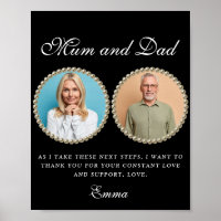 Photo Parents de la mariée Cadeau Merci Cadeau Pos