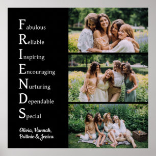 Affiche Photo personnalisé FRIENDS