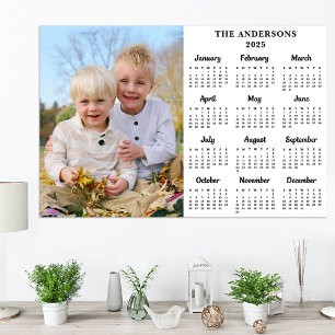 Affiche Photo personnalisée 2026 Calendrier du Nouvel An 1