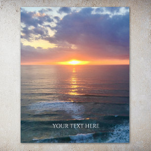 Affiche Photo personnalisée avec texte personnalisé