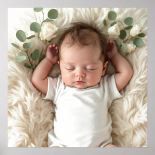 Affiche Photo personnalisée de bébé