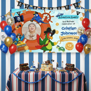 Affiche Photo personnalisée de la fête d'anniversaire du p