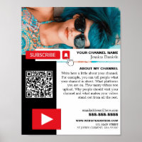 Photo personnalisée et code QR, Youtube - Vlogger