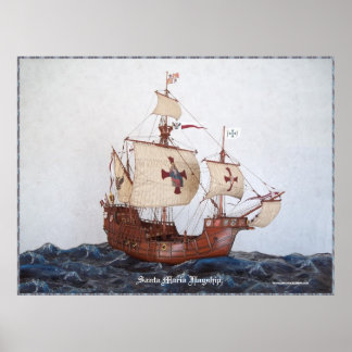 Affiche Photo phare de père Noël Maria