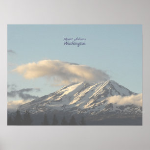 Affiche Photo Pittoresque du mont Adams Washington