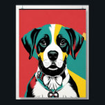 Affiche Photo Pop Art Dog - Moderne Retro Color Block Post<br><div class="desc">"Pop Art Dog Photo - Modern Retro Color Block Poster" Faites un maximum de place avec notre affiche "Pop Art Dog Photo", une pièce audacieuse et vibrante qui allie harmonieusement les tendances modernes à un soupçon de charme rétro. Cette affiche présente un design de bloc de couleurs élégant qui met...</div>