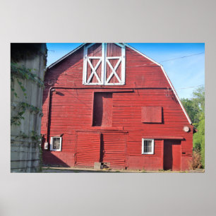 Affiche Photo Red Barn