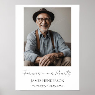 Affiche Photo simple en mémoire