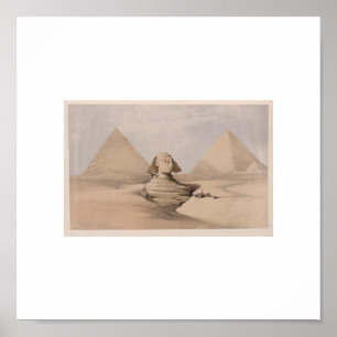 Affiche Photo sphinx 1839