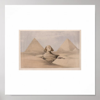 Affiche Photo sphinx 1839