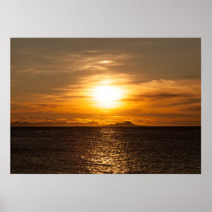 Affiche Photo Sunset Seascape