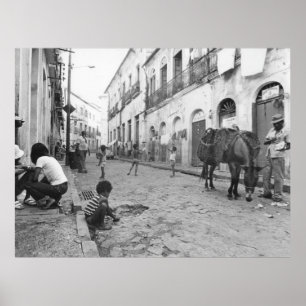 Affiche Photo vintage de Salvador City Brazil