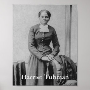 Affiche Photo Vintage en noir et blanc de Harriet Tubman