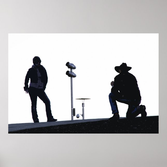 Affiche Photographe Cowboy (Devant)