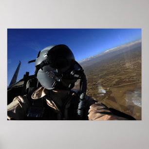 Affiche Photographe de combat aérien de l'armée de l'air a