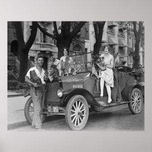 Affiche Photographe de voyage, 1927. Photo ancienne