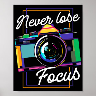 Affiche Photographe Ne jamais perdre de vue