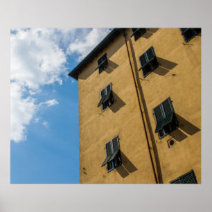 AFFICHE PHOTOGRAPHIE À FAIBLE ANGLE DE LA FENÊTRE BROWN LO