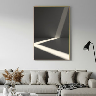 Affiche Photographie abstraite minimaliste de lumière et d