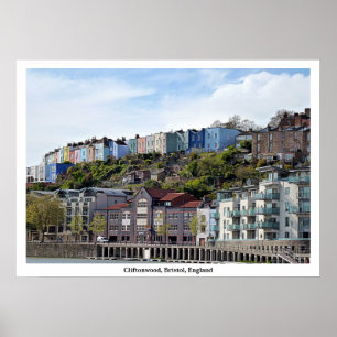 Affiche Photographie d'affiche de Cliftonwood, Bristol,