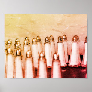 Affiche Photographie d'art de sel et poivre