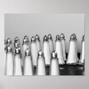Affiche Photographie d'art de sel et poivre