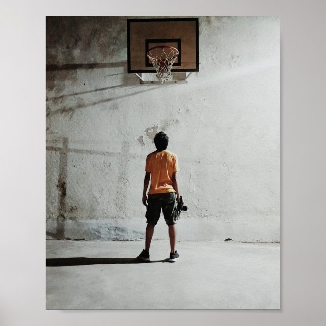 Affiche Photographie de basketball magnifique (Devant)