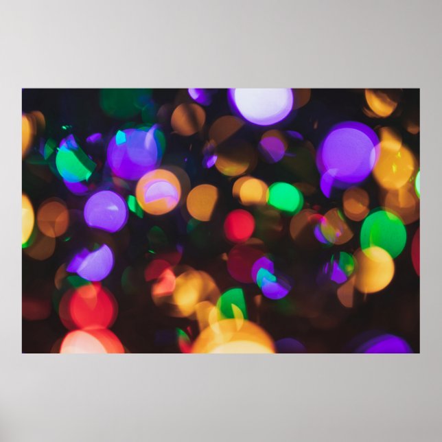Affiche Photographie de Bokeh (Devant)