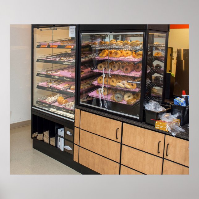 Affiche Photographie de Boutique de donut (Devant)