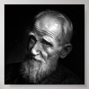 Affiche Photographie de Karsh de George Bernard Shaw
