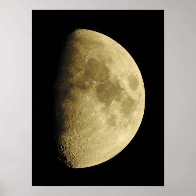 Affiche Photographie de la lune (Devant)