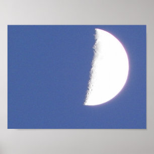 Affiche Photographie de la lune de cirage