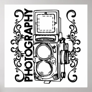 Affiche Photographie de la vieille école