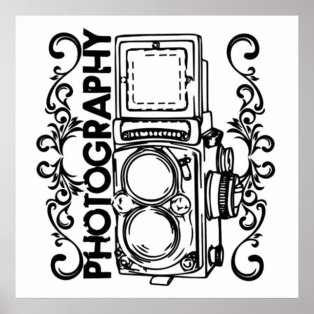 Affiche Photographie de la vieille école (Devant)