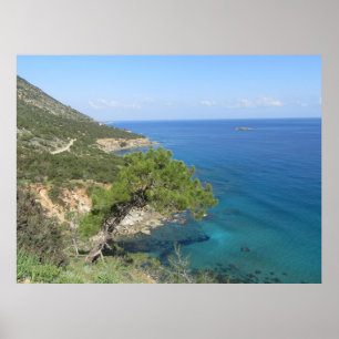 Affiche Photographie de nature Méditerranée Montagne & Mer