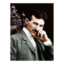 Photographie de Nikola Tesla à l'âge de 40 ans