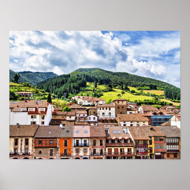Affiche photographie de paysage de Cantabrie, Espagne (Devant)