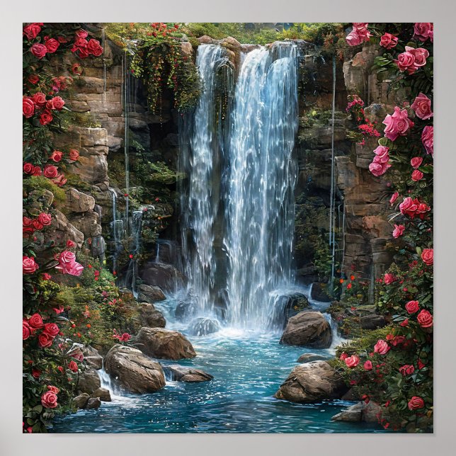 Affiche Photographie de paysages naturels sur toile (Devant)