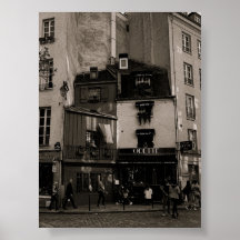 photographie de rue en noir et blanc à paris