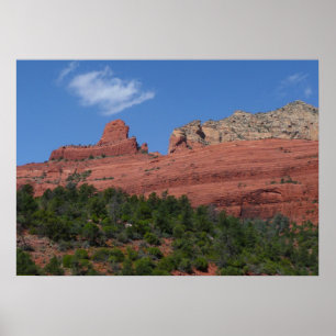 Affiche Photographie de Steamboat Rock à Sedona Arizona