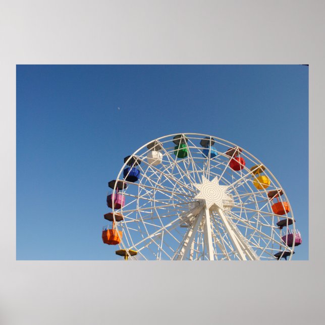 Affiche Photographie de vers oeil ferris roue (Devant)