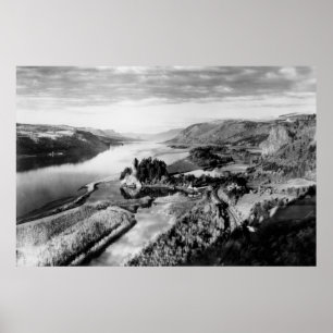Affiche Photographie de vue de gorge de Colombie