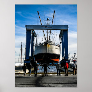 Affiche Photographie du chantier naval de Port Townsend