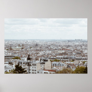 Affiche Photographie du ciel de Paris