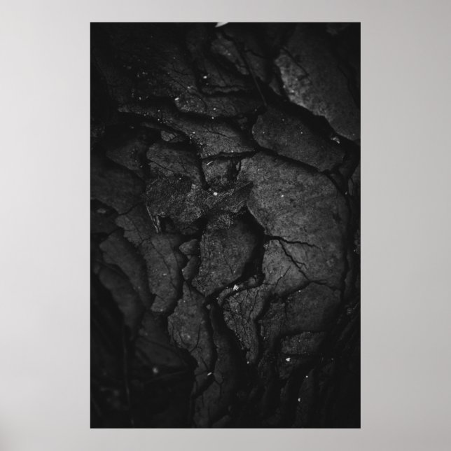 Affiche Photographie en niveaux de gris de la formation de (Devant)