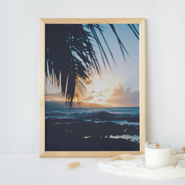 Affiche Photographie Hawaiian Sunset (Créateur téléchargé)