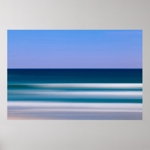 Affiche photographie numérique intentionnelle flou bleu sa