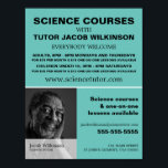 Affiche Photographie personnalisée, Cours de sciences Adve<br><div class="desc">Photographie Personnalisée,  Cours De Sciences Poster Publicitaire Par Le Magasin Carte de visite.</div>