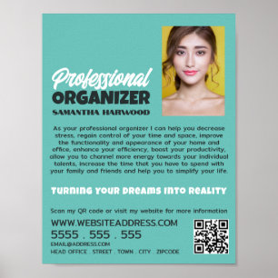 Affiche Photographie personnalisée, organisateur professio