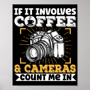Affiche Photographie Photographe S'Il Implique Du Café Et